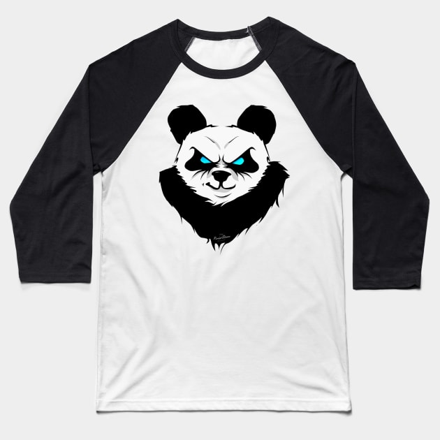 Panda Baseball T-Shirt by PanosStamo